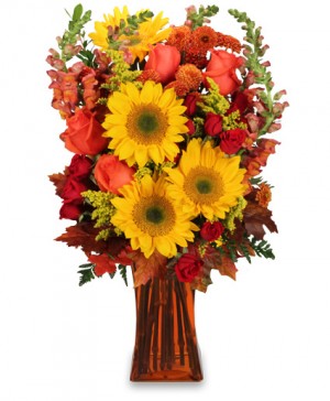 All Hail to Fall! Flower Arrangement in Des Plaines, IL | CR FLOWERS AND THINGS